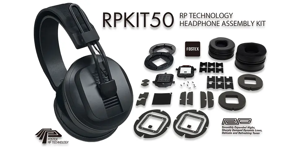 RPヘッドホン組み立てキット「RPKIT50」一般販売を開始いたします。 | Fostex(フォステクス)