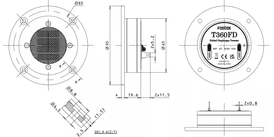 T360FD | Fostex(フォステクス)